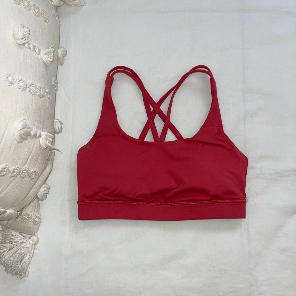 Lululemon Energy Bra Red Size 4